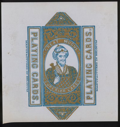 Arte para jogar às cartas (litho) de European School