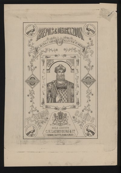 Obra para cartas de baralho de European School