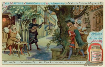 Beckmesser serenata Magdalena vestida como Eva de European School