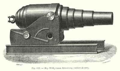 Big-Will, cano Armstrong, calibre 600 (gravura) de European School