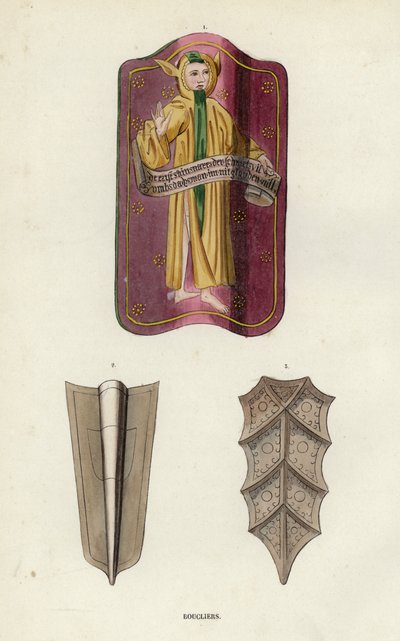 Boucliers (gravação a cores) de European School