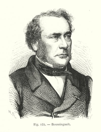 Boussingault (gravura) de European School