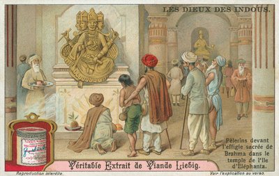 Brahma, cartão Liebig, início do século XX (cromo) de European School