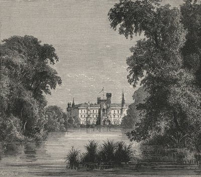 Castelo de Eisgrub (gravura) de European School