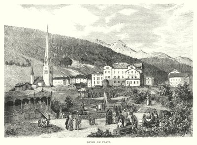 Davos na praça (gravura) de European School