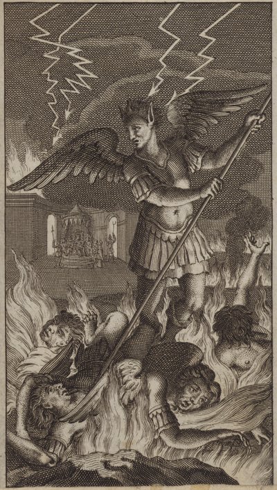 Representação do inferno (gravura) de European School
