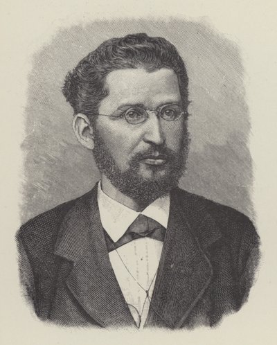 Edward Bernstein, filósofo e político social-democrata alemão (litografia) de European School