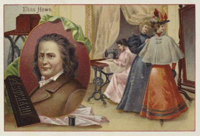Elias Howe, inventor americano e pioneiro da máquina de costura de European School