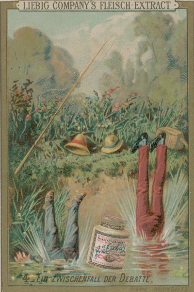 Pescadores caídos no rio. de European School