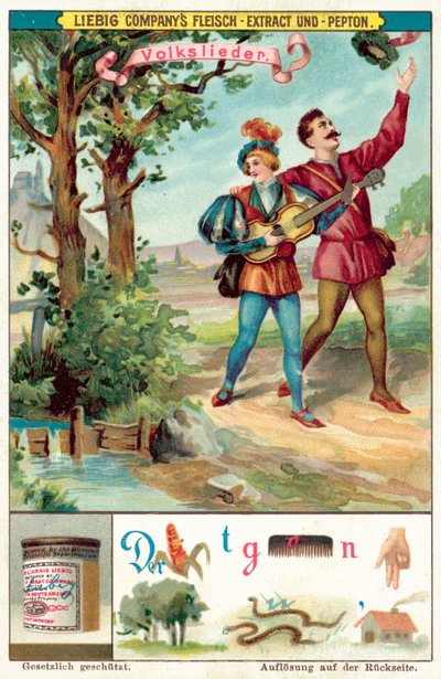 Canção popular (chromolitho) de European School