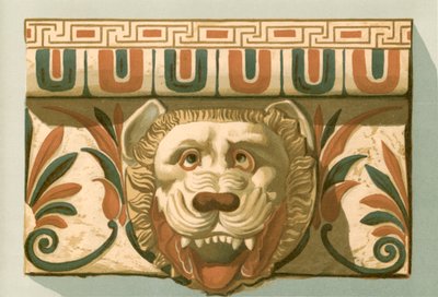 Fragmentos de terracota encontrados em Metapontim em 1828 de European School