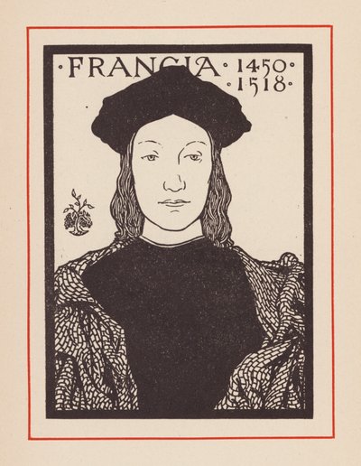 Francesco Francia, artista italiano (litografia) de European School
