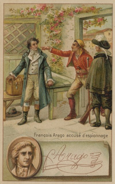 Cientista francês Francois Arago acusado de espionagem pelos espanhóis, Maiorca, 1808 de European School