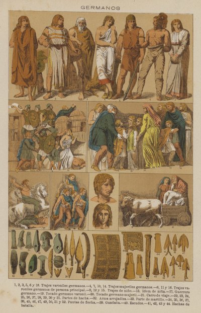 Germanos (cor litho) de European School