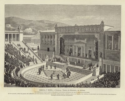 Grécia e Roma - Grécia: Teatro de Dionísio em Atenas de European School
