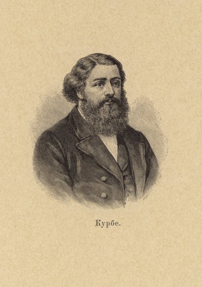 Gustave Coubert, pintor francês e membro da Comuna de Paris em 1871 (litho) de European School