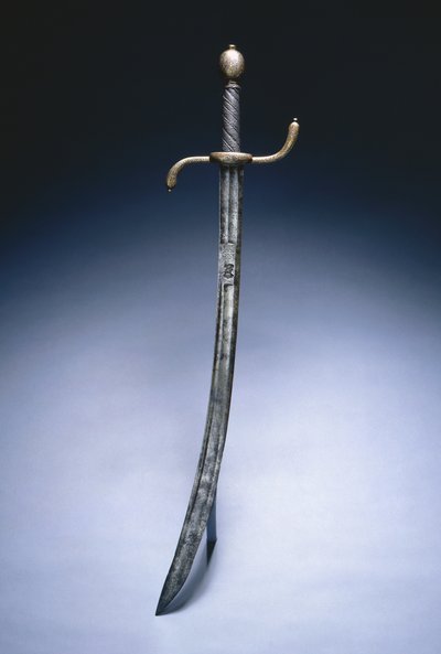 Cabide, ou espada de caça, século 16 a 17 de European School