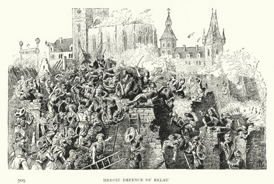 Heroic Defence of Erlau (gravura) de European School