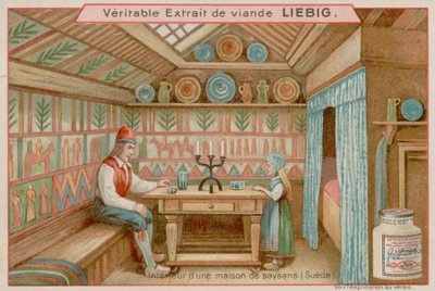 Dentro de um camponês na Suécia de European School