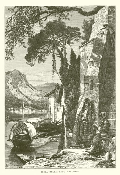 Isola Bella, Lago Maggiore (gravura) de European School