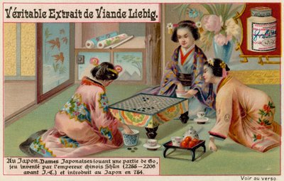 Mulheres japonesas jogam o jogo de mesa de European School
