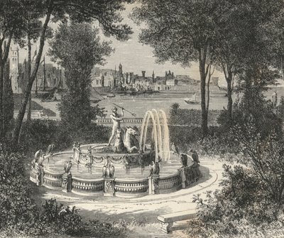 Doria Gardens (gravura) de European School