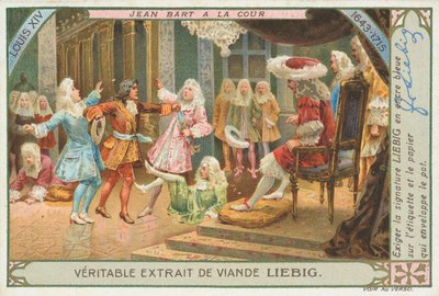 Jean Bart, cartão Liebig, início do século XX (cromo) de European School