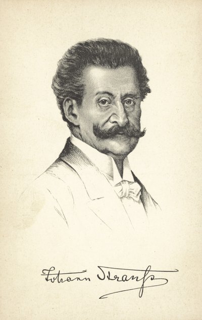 Johann Strauss, o Jovem (litografia) de European School