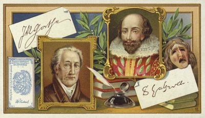Johann Wolfgang von Goethe e Willliam Shakespeare de European School