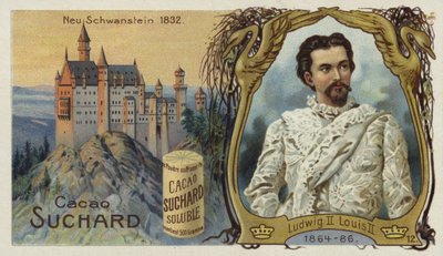 Rei Ludwig II da Baviera e Castelo de Neuschwanstein de European School