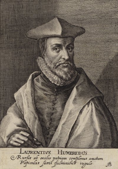 Laurence Humphrey, teólogo inglês, Presidente do Magdalen College, Oxford (gravura) de European School