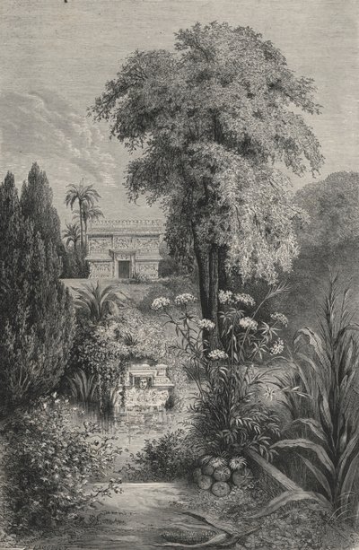 Le Paradis De Quetzalcoatl (gravura) de European School