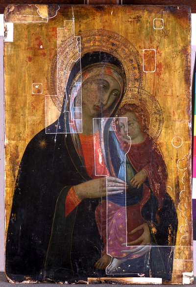 Madonna e criança de European School