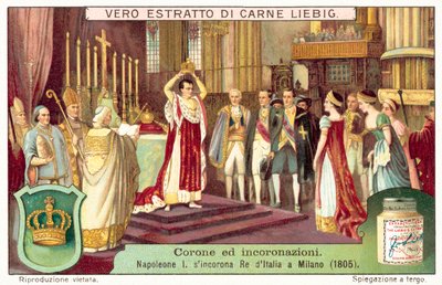 Napoleão Bonaparte coroa-se Rei da Itália em Milão de European School