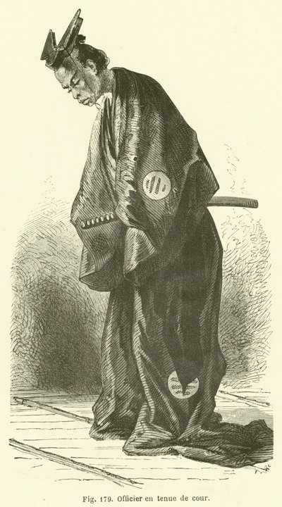 Oficial em vestido de tribunal (gravação) de European School