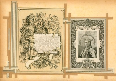 Página do volume VIII do Sammelsurium (material impresso) de European School