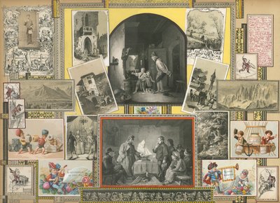 Página do volume VI do Sammelsurium (material impresso) de European School