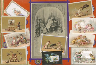 Página do volume VI do Sammelsurium (material impresso) de European School