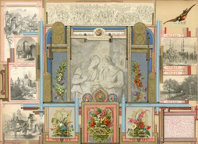 Página do volume VI do Sammelsurium (material impresso) de European School