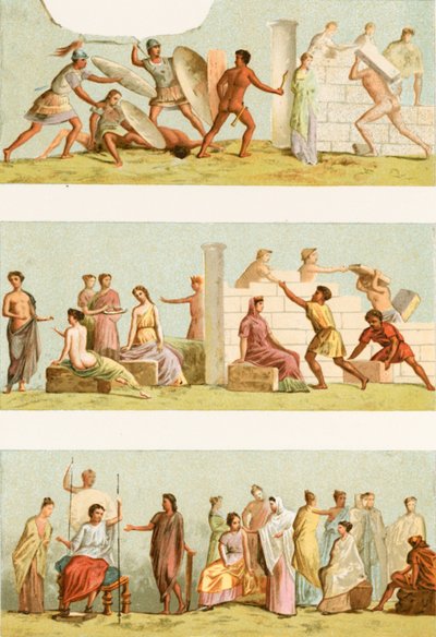 Pinturas do túmulo de Statilius Taurus de European School