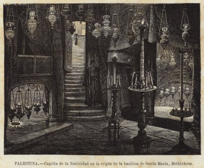 Palestina, Capela da Natividade na cripta da Basílica de Santa Maria, Belém de European School