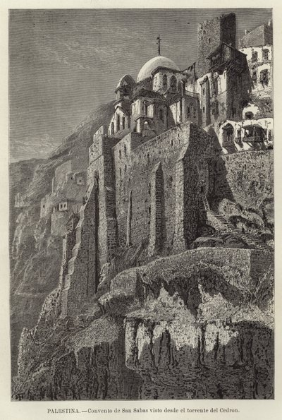 Palestina, Convento de San Sabas visto da torrente de Cedron de European School