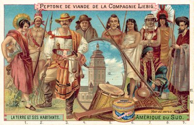 Povos da América do Sul (chromolitho) de European School