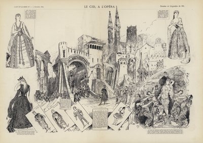 Apresentação da ópera Le Cid, de Jules Massenet, na Ópera de Paris de European School