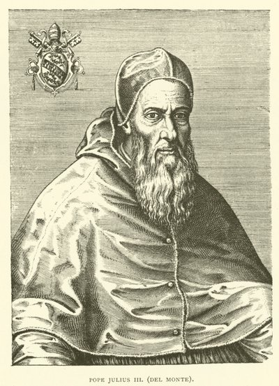 Papa Júlio III, Del Monte (gravura) de European School