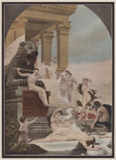 Música profana (cor litho) de European School