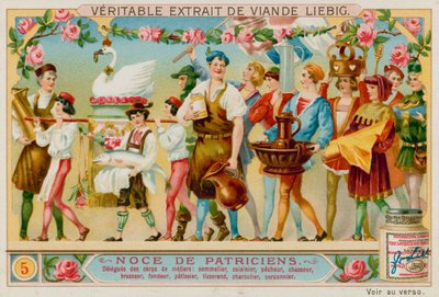 Representantes de Artesanato Diferente: Winemerchant, Chef, Pescador, Caçador, Brewer, Smith, Chef de Pastelaria, Tecelão, Açougueiro e Sapateiro. de European School