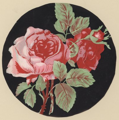 Cor-de-rosa (litografia a cores) de European School