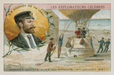 Salomon August Andree (chromolitho) de European School