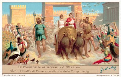 Cena de The Birds (chromolitho) de European School